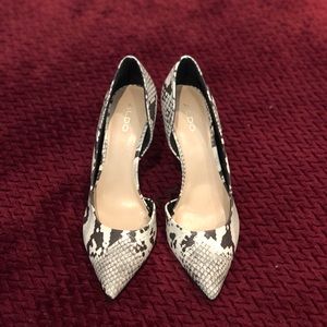 Aldo Snakeskin Heels